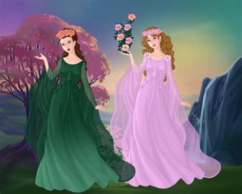 Demeter and Persephone by LadyIlona1984 on DeviantArt