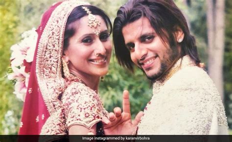 Karanvir Bohra Wishes Wife Teejay Sidhu On 14th Anniversary With Then ...