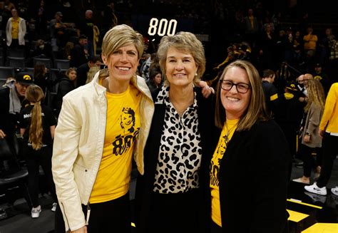 Photos: Iowa Women’s Basketball Celebrates Coach Bluder’s 800th ...