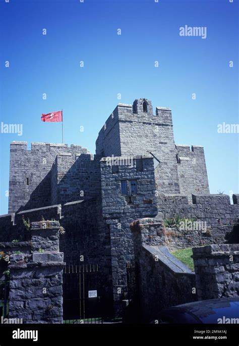 Isle of Man, Castletown, Castle Rushen - medieval castle, court house, museum and educational ...