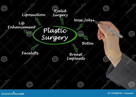 Types of Plastic Surgery stock photo. Image of lecturer - 134488658