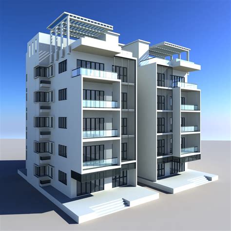 Condominium 3D Model $19 - .ma .fbx - Free3D