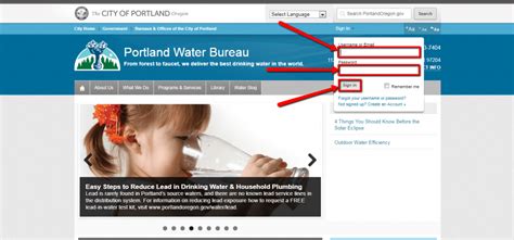 Portland Water Bureau Online Bill Pay Login - CC Bank