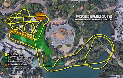 Jurassic Park Roller Coaster Update and Track Layout Revealed for Islands of Adventure – Orlando ...