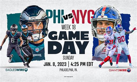 Eagles vs. Giants: How to watch, stream or listen in Week 18