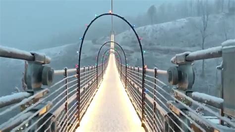 The Gatlinburg SkyBridge is decked out for the holidays and it's ...