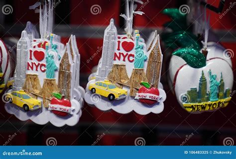 New York City Themed Christmas Ornaments on Display in Manhattan ...