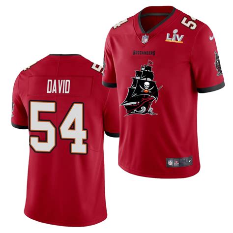 Mens Tampa Bay Buccaneers #54 Lavonte David Nike Red 2021 Super Bowl LV ...