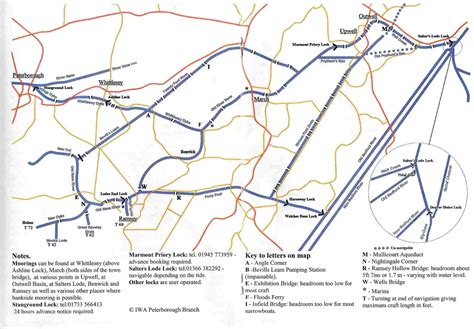 Nene-Ouse link - Information from Bill Fen Marina, Ramsey, Cambridgeshire