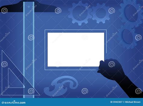 Planning Design Lightbox Drawing Board Drafting Stock Vector - Illustration of drafting, blue ...