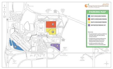 Orange County Convention Center - Parking Map - Page 1