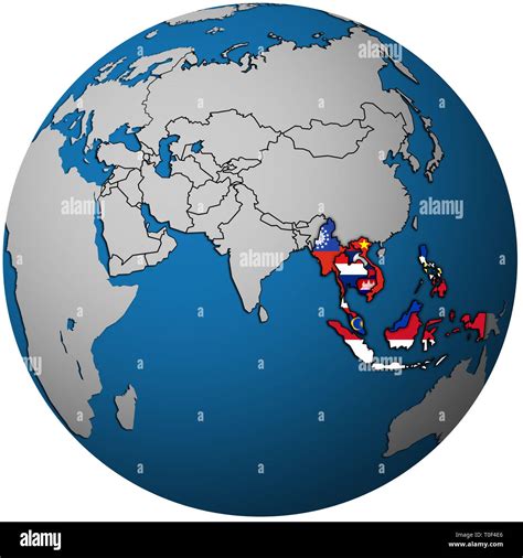 Asean map hi-res stock photography and images - Alamy