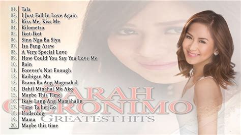 Sarah Geronimo Nonstop Songs 2020 - Sarah Geronimo Tagalog Love Songs - Sarah Geronimo Full ...