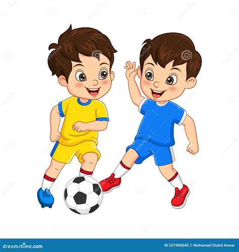 Lista 91+ Foto Dibujos Animados De Niños Jugando Futbol Cena Hermosa