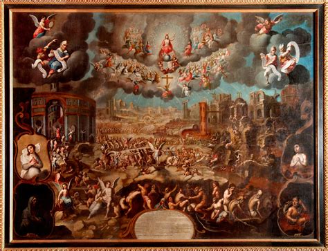 José Joaquín Esquibel, Juicio Final (Last Judgment), about 1790. Oil on ...