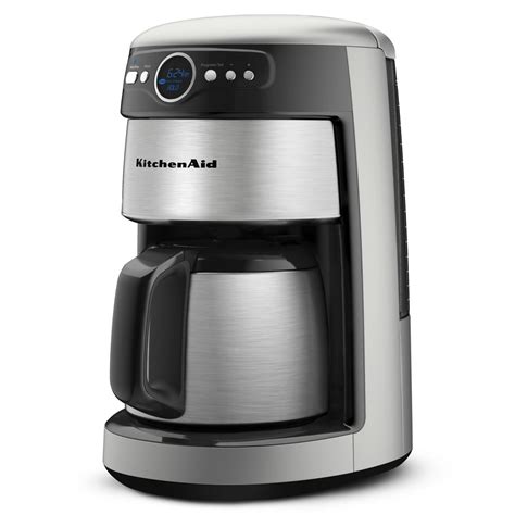 KitchenAid 12-Cup Thermal Carafe Coffee Maker, Countour Silver ...