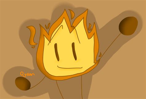 Firey bfb Redrawn by DyllanCATLINIT on DeviantArt