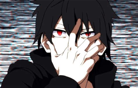 Anime Drawings Cute Anime Boy With Black Hair And Red Eyes : And as far ...