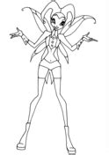 Winx Club Vampire Fairy coloring page | Free Printable Coloring Pages