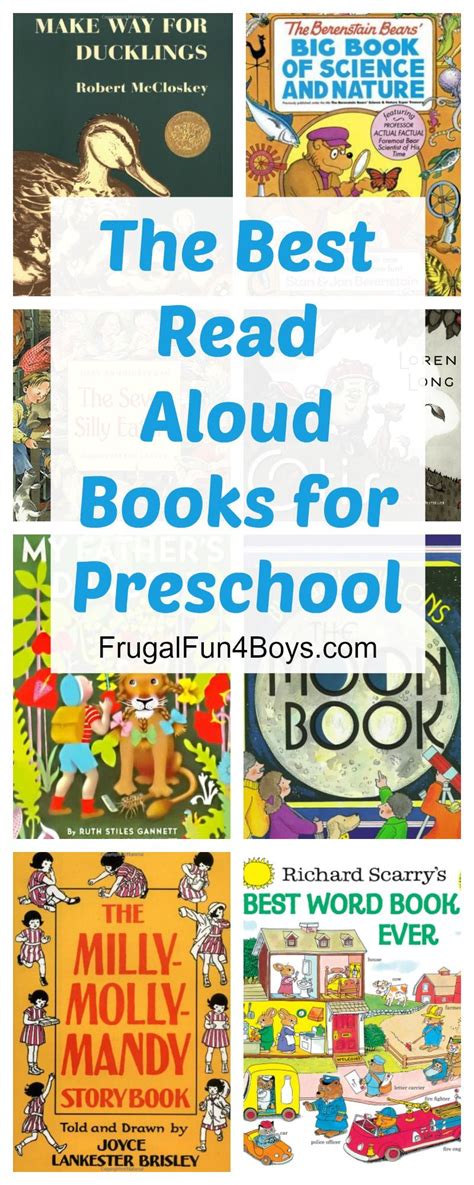 the best read aloud books for preschool