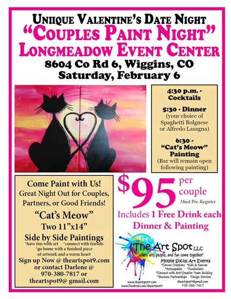 Couples Paint Night at Longmeadow Event Center