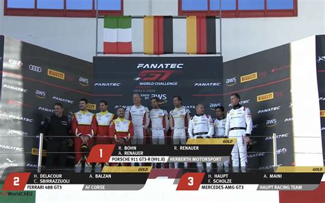 First race, first podium for the DLC One team at the GT World Challenge ...