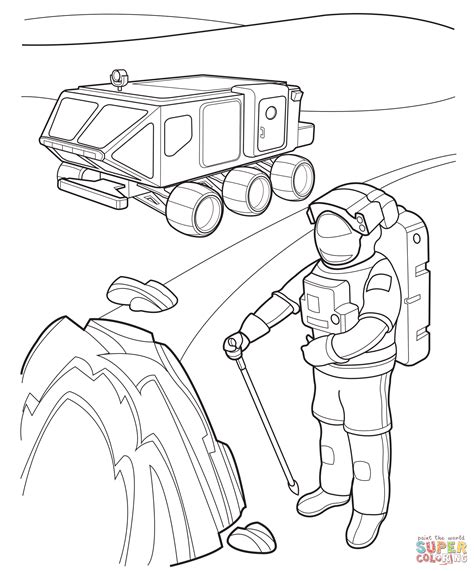 Proposed Lunar Rover coloring page | Free Printable Coloring Pages