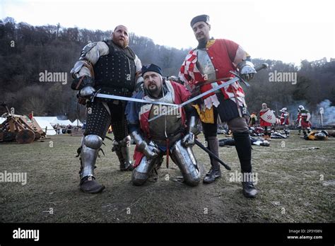 18th edition of Battle of Samobor 1441. held on Vugrinscak meadow at the foot of Samobor's Old ...