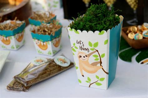 Sloth Birthday Party Ideas | Photo 5 of 16 | Catch My Party