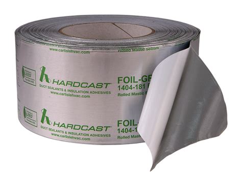 Hardcast Foil Grip 1404 Rolled Mastic — Duct Sealant on a Roll ...