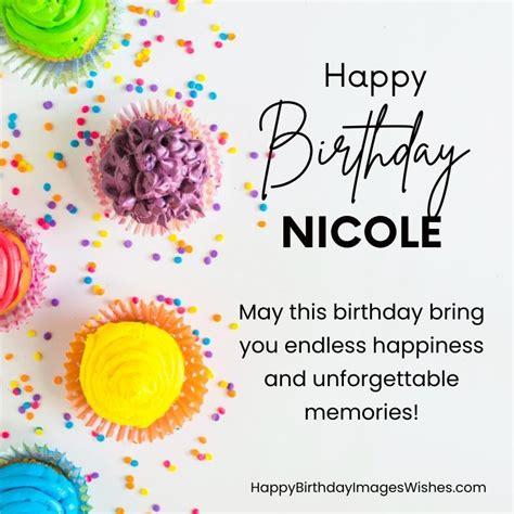 Happy Birthday Nicole Images & Wishes 2023