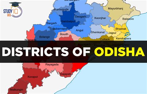 Districts of Odisha List & their Importance, Map, Names