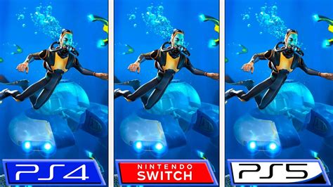 Subnautica | PS5 - Switch - PS4 | Graphics Comparison & FPS - YouTube