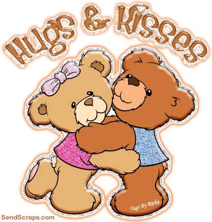 Hugs and Kisses images, greetings and pictures for Facebook | Hugs and kisses images, Hug ...