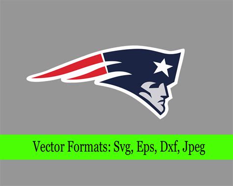 New England Patriots SVG File – Vector Design in, Svg, Eps, Dxf, and Jpeg Format for Cricut and ...