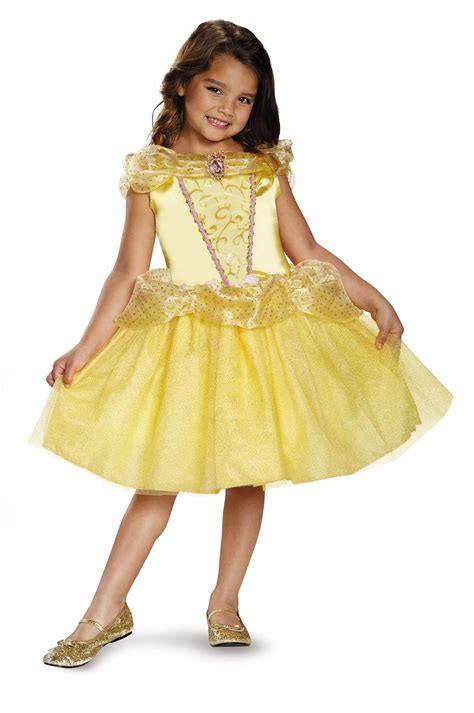 Belle Classic disney princess beauty and the beast kids girls costume dress | eBay