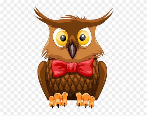 Download Owl Vector, Vector Art, Owl Bird, Cartoon Birds, Cartoon - Wise Owl Cartoon Clipart Png ...