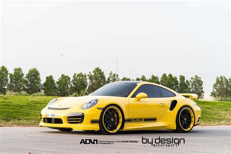 Yellow Porsche 911 Turbo S by ByDesign Motorsport - GTspirit