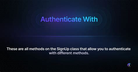 Authenticate With | Clerk