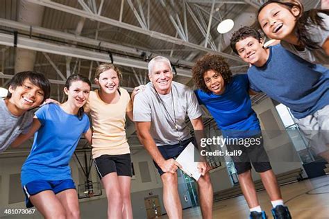 329 Middle School Gym Class Stock Photos, High-Res Pictures, and Images ...