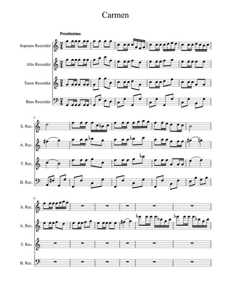 Carmen Sheet music | Musescore.com