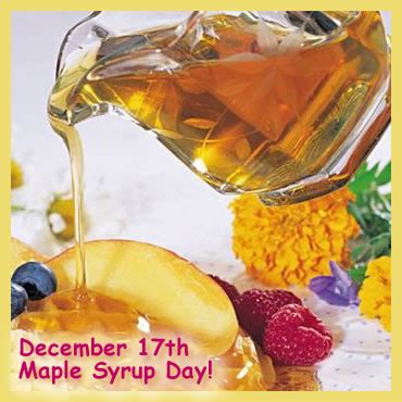 Send A Ecard - Dec. 17 - Maple Syrup Day