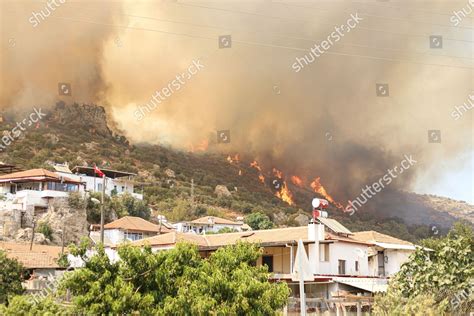 Turkeys Most Destructive Fires Decades Have Editorial Stock Photo ...