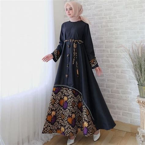 Pin on Model Baju Gamis Modern Terbaru