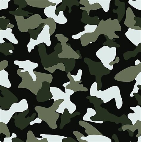 Lámina fotográfica «Patrón de camuflaje verde camuflaje blanco» de ...