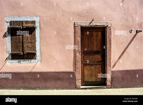 Centuries old half timbered house in Bauxwiller in France Stock Photo - Alamy