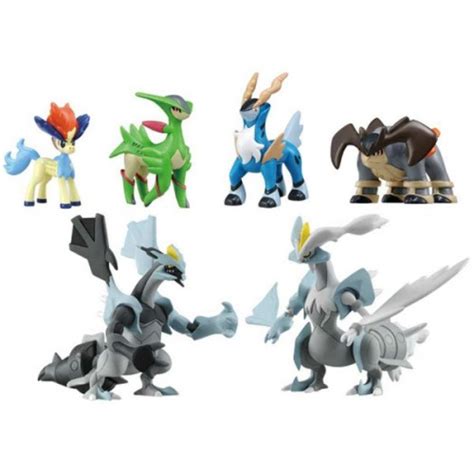 Pokemon 2012 Black White Kyurem Keldeo Cobalion Virizion Terrakion Tomy ...