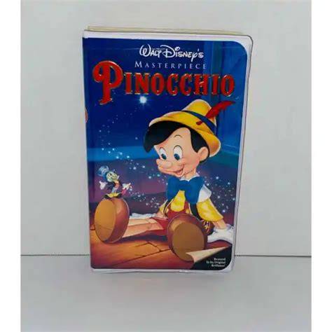 WALT DISNEY'S MASTERPIECE Pinocchio 1940 VHS Tape *TESTED* £9.10 ...