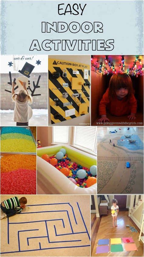 Great indoor activities for cold or rainy days! | Rainy day fun, Rainy ...