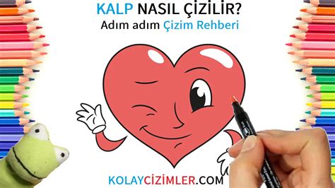 Adım adım Kalp Çizimi Nasıl Yapılır? - KOLAY ÇİZİMLER